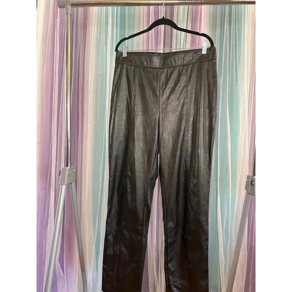 Black Pleather Leggings